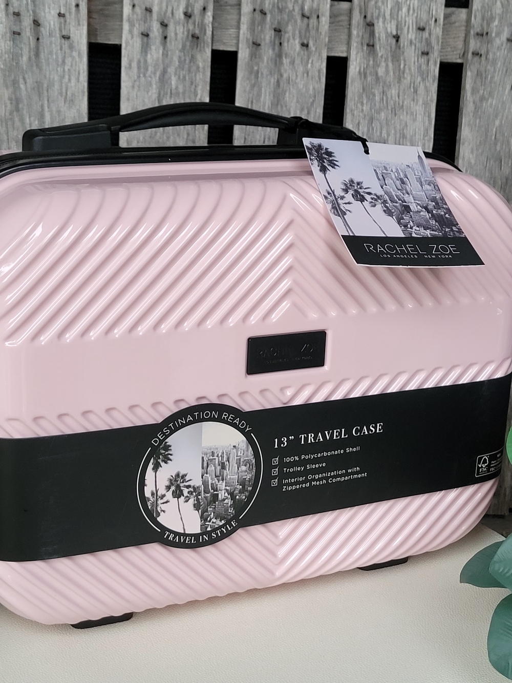Rachel Zoe 13" Travel Case - Light Pink - Picture 5 of 8